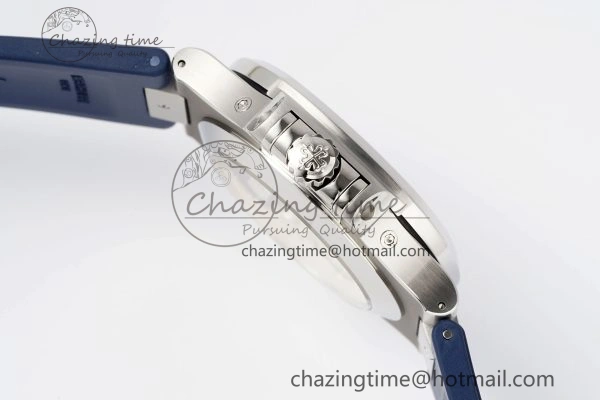 Nautilus 5726 Complicated SS PPF 1:1 Best Edition Blue Textured Dial on Blue Rubber Strap A324