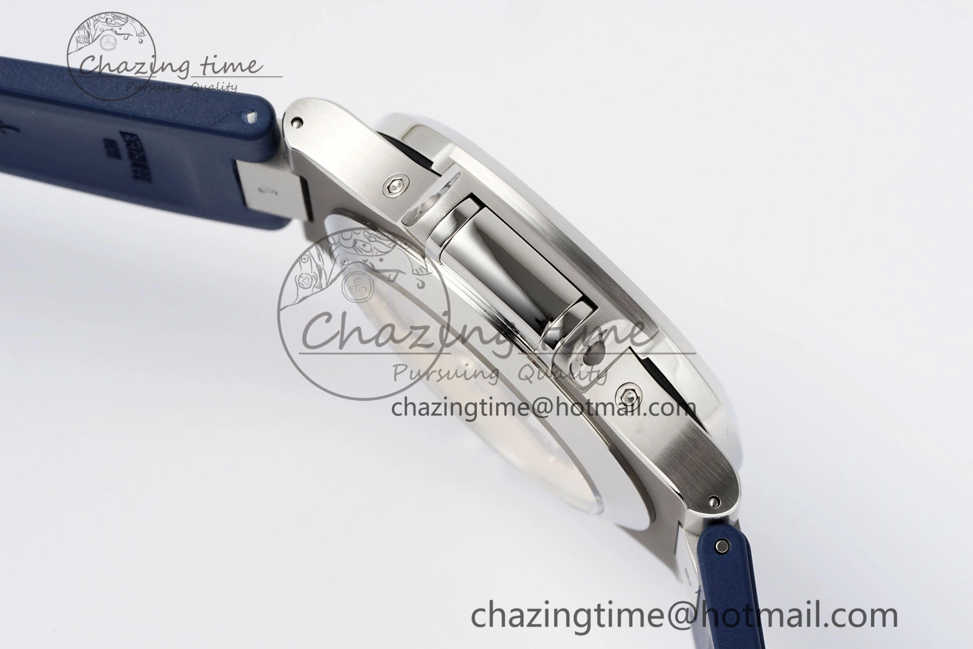 Nautilus 5726 Complicated SS PPF 1:1 Best Edition Blue Textured Dial on Blue Rubber Strap A324