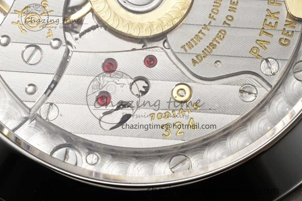Nautilus 5726 Complicated SS PPF 1:1 Best Edition Blue Textured Dial on Blue Rubber Strap A324