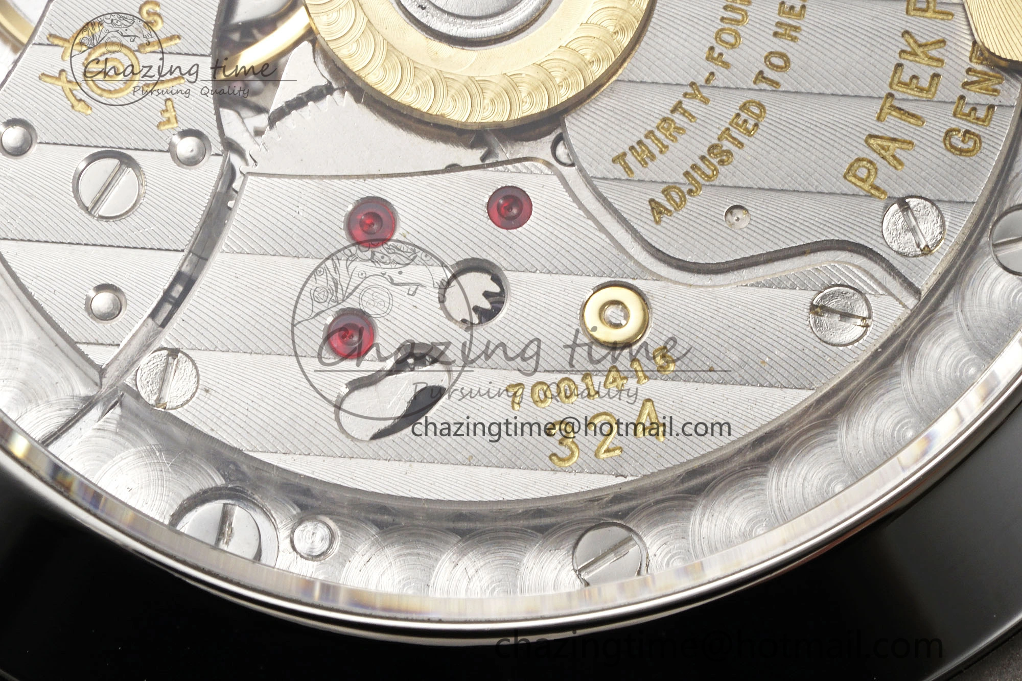Nautilus 5726 Complicated SS PPF 1:1 Best Edition Blue Textured Dial on Blue Rubber Strap A324
