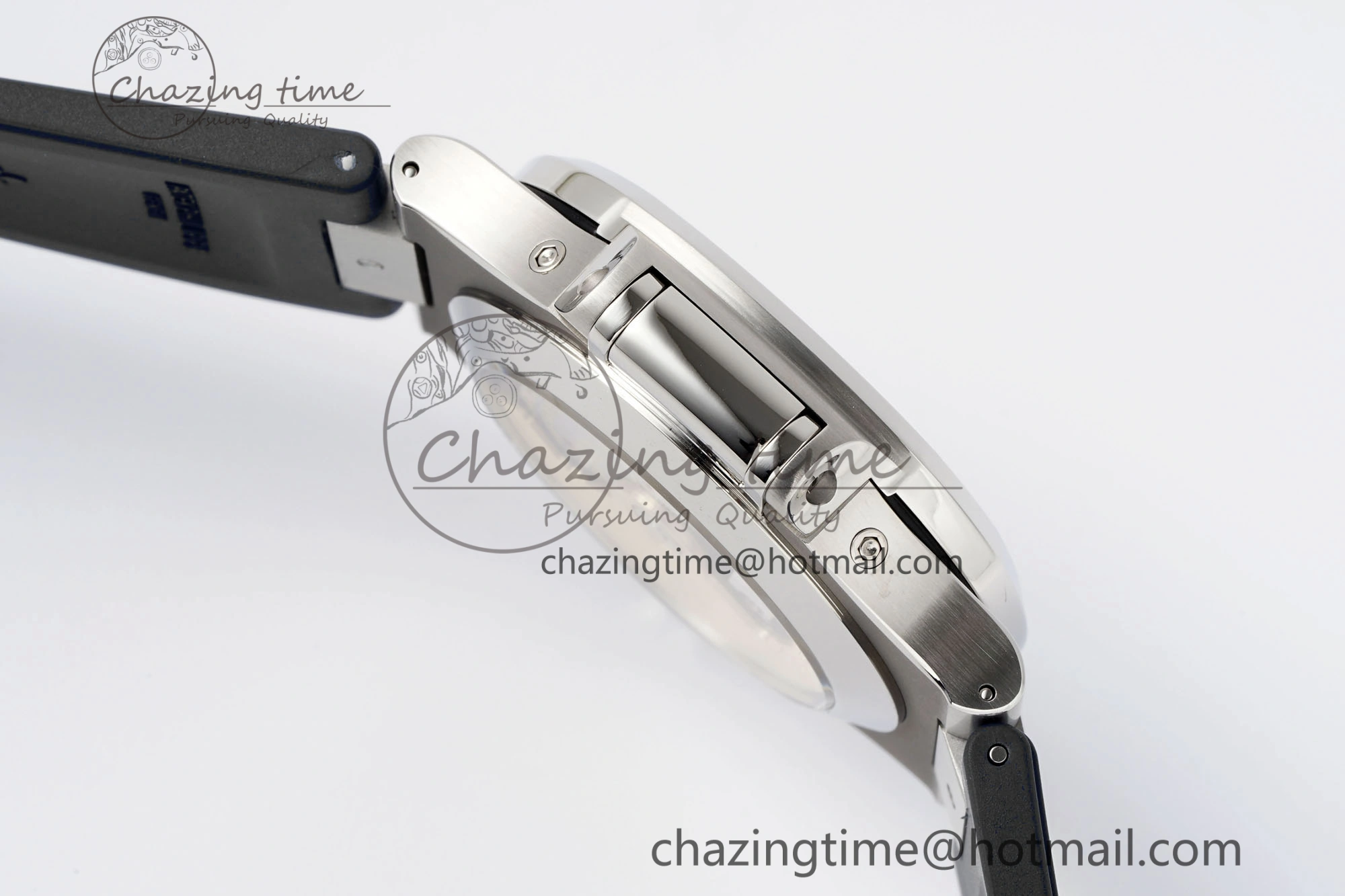 Nautilus 5726 Complicated SS PPF 1:1 Best Edition Gray Textured Dial on Black Rubber Strap A324