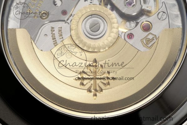 Nautilus 5726 Complicated SS PPF 1:1 Best Edition Gray Textured Dial on Black Rubber Strap A324