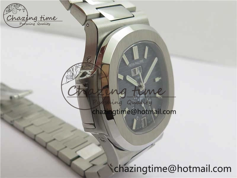 Nautilus 5726 Full Function SS PPF 1:1 Best Edition Blue Dial on SS Bracelet A324