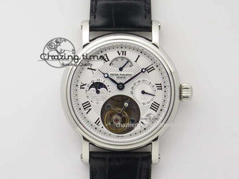 Nautilus 5726 Full Function SS PPF 1:1 Best Edition Gray Dial on SS Bracelet A324