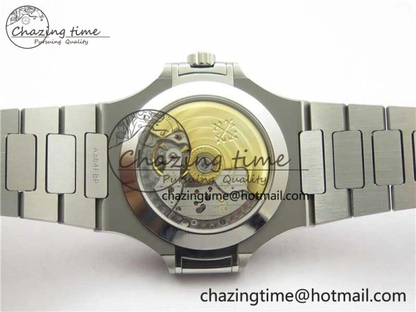 Nautilus 5726 Full Function SS PPF 1:1 Best Edition Gray Dial on SS Bracelet A324
