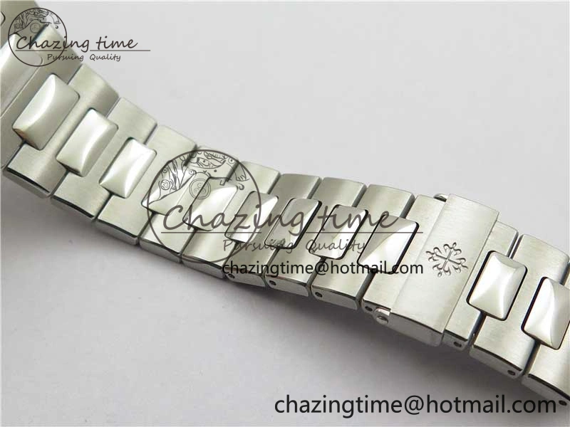 Nautilus 5726 Full Function SS PPF 1:1 Best Edition Gray Dial on SS Bracelet A324