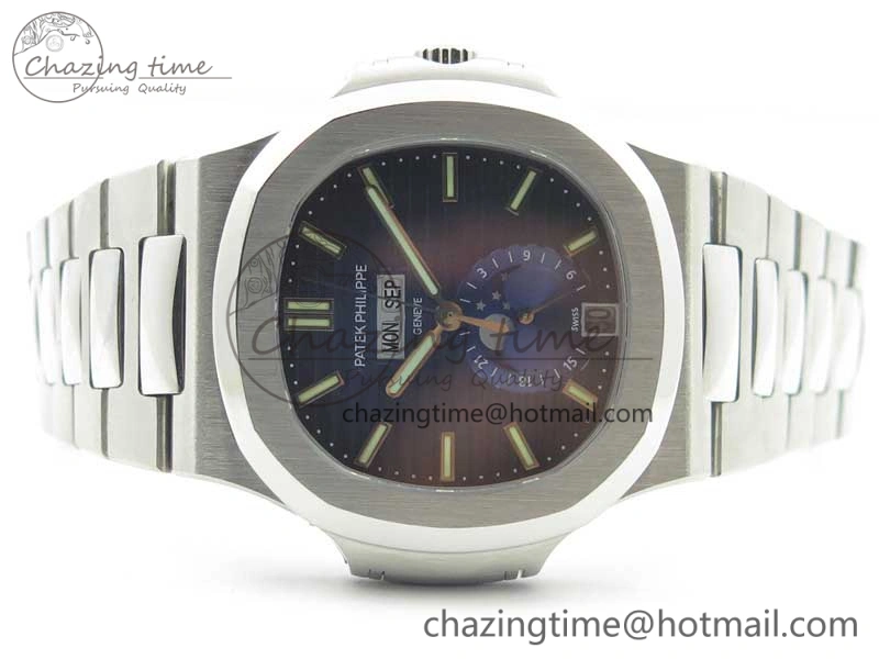 Nautilus 5726 PF Best Edition Blue Dial Working Annual Calendar SS Bracelet A.324