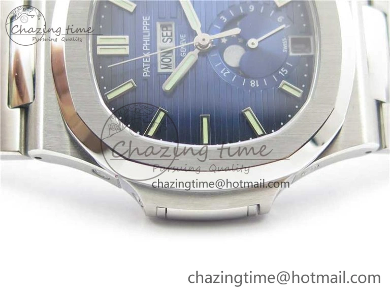 Nautilus 5726 PF Best Edition Blue Dial Working Annual Calendar SS Bracelet A.324