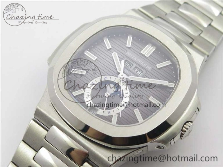 Nautilus 5726 PF Best Edition Gray Dial Working Annual Calendar SS Bracelet A.324