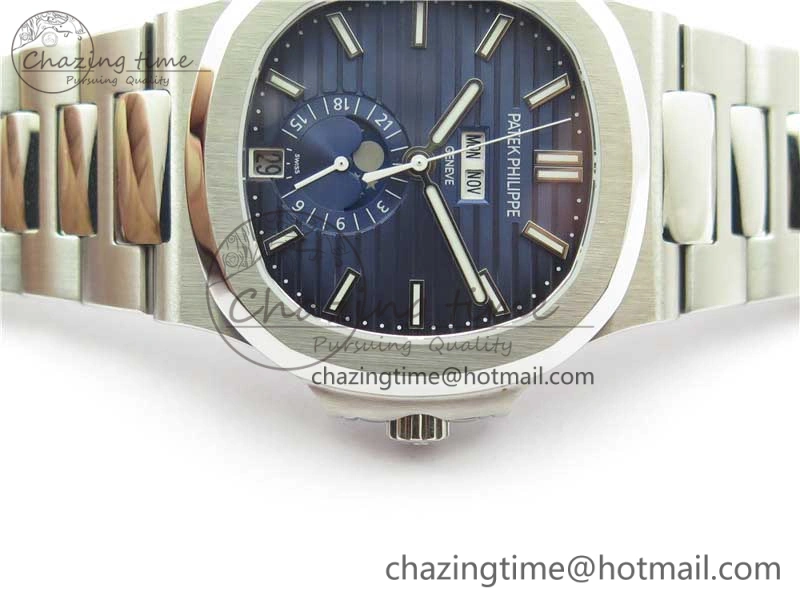 Nautilus 5726 SS V9F Best Edition Blue Dial Working Annual Calendar SS BRACELET A.324 V2