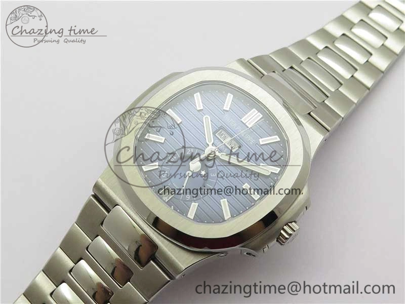 Nautilus 5726 SS V9F Best Edition Blue Dial Working Annual Calendar SS BRACELET A.324 V2