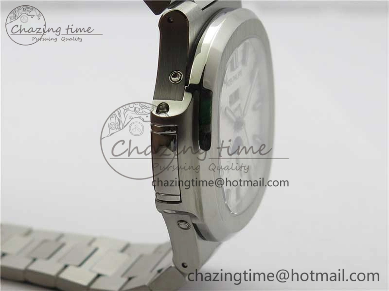 Nautilus 5726 V9F Best Edition White Dial Working Annual Calendar SS Bracelet A.324