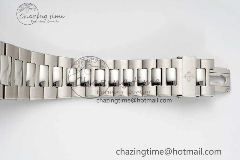 Nautilus 5740 SS GRF Best Edition Blue Dial Diamonds Bezel on SS Bracelet A240