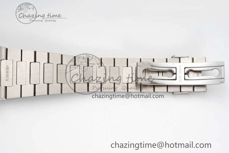 Nautilus 5740 SS GRF Best Edition Blue Dial Diamonds Bezel on SS Bracelet A240