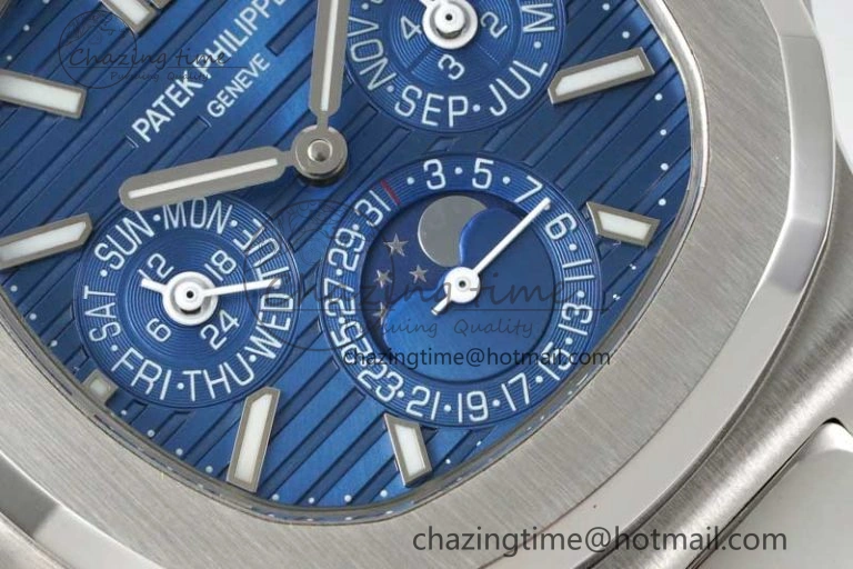 Nautilus 5740 SS GRF Best Edition Blue Dial on SS Bracelet A240