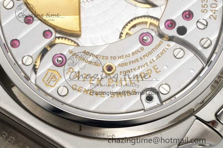 Nautilus 5740 SS GRF Best Edition Blue Dial on SS Bracelet A240