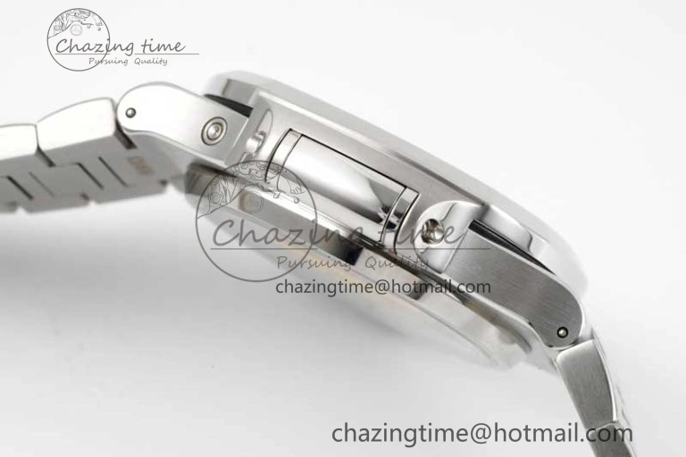 Nautilus 5740 SS GRF Best Edition Gray Dial Diamonds Bezel on SS Bracelet A240