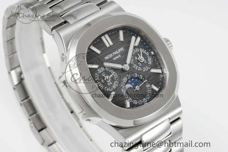 Nautilus 5740 SS GRF Best Edition Gray Dial on SS Bracelet A240