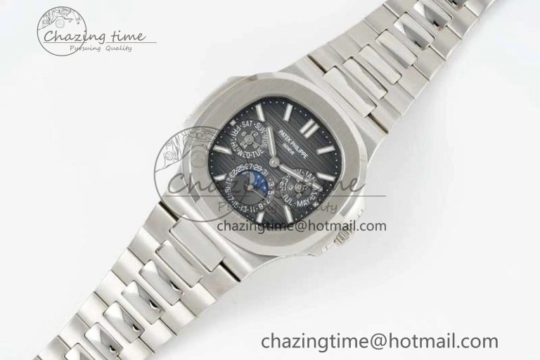 Nautilus 5740 SS GRF Best Edition Gray Dial on SS Bracelet A240