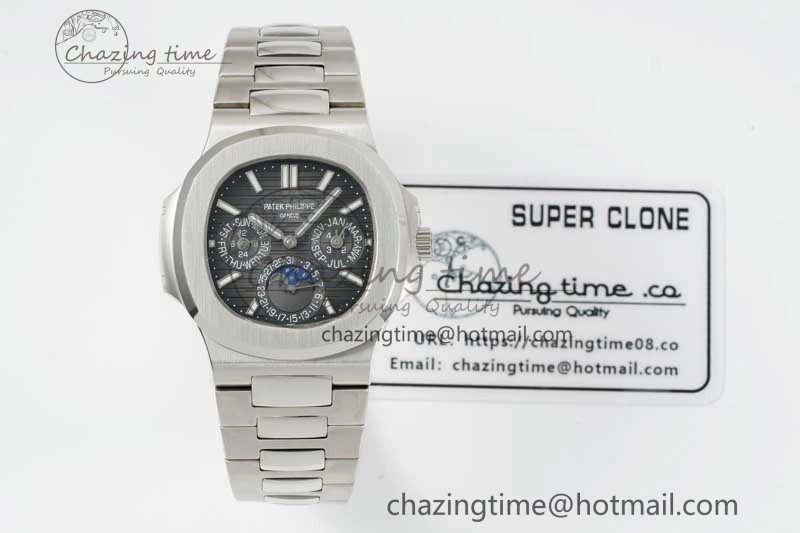 Nautilus 5740 SS GRF Best Edition Gray Dial on SS Bracelet A240