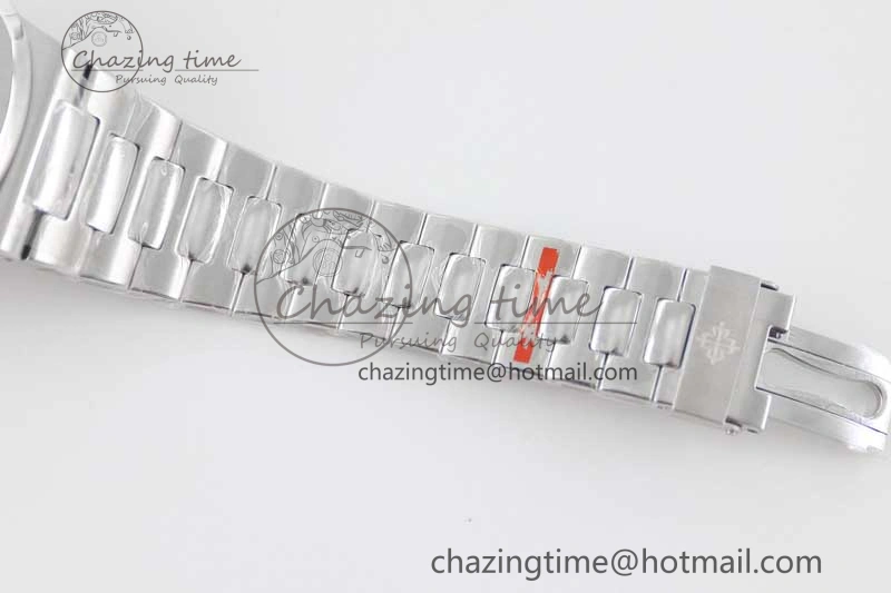 Nautilus 5740 SS GRF Best Edition Green Dial Diamonds Bezel on SS Bracelet A240