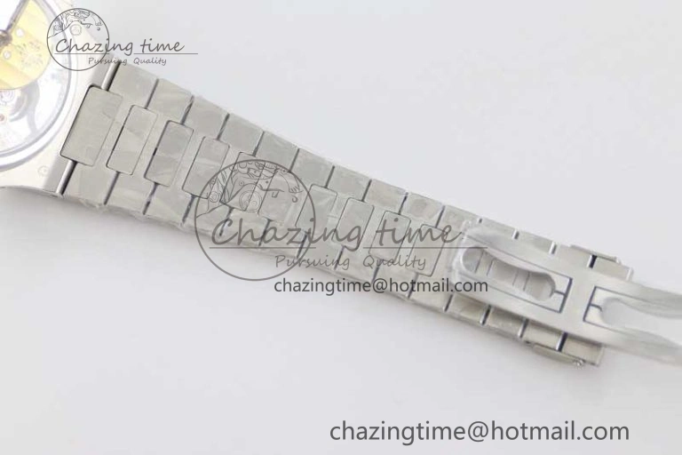 Nautilus 5740 SS GRF Best Edition Green Dial Diamonds Bezel on SS Bracelet A240