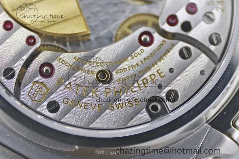 Nautilus 5740 SS GRF Best Edition Green Dial on SS Bracelet A240