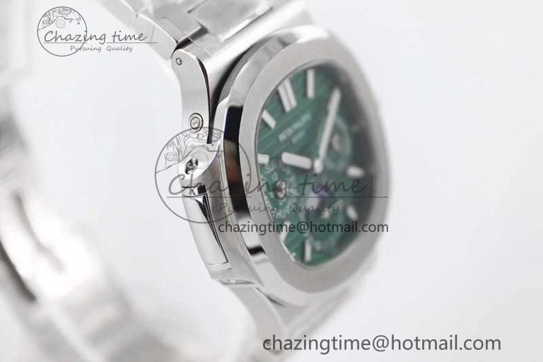 Nautilus 5740 SS GRF Best Edition Green Dial on SS Bracelet A240