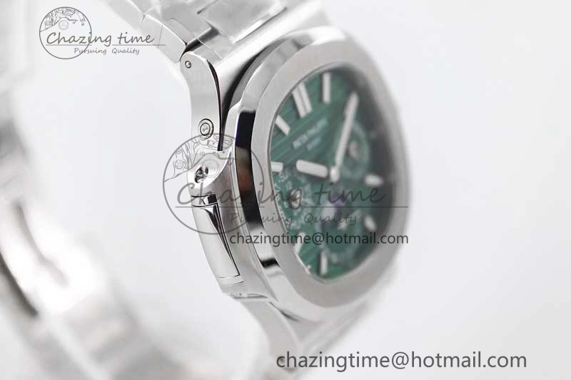 Nautilus 5740 SS GRF Best Edition Green Dial on SS Bracelet A240