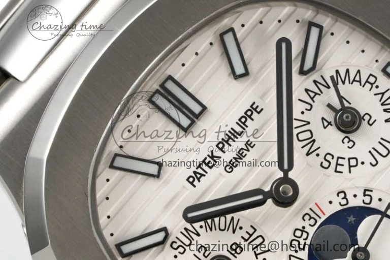 Nautilus 5740 SS GRF Best Edition White Dial on SS Bracelet A240