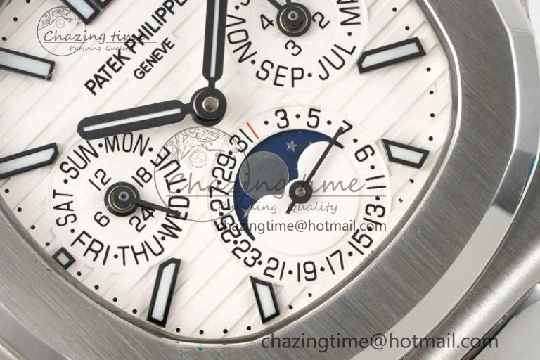 Nautilus 5740 SS GRF Best Edition White Dial on SS Bracelet A240