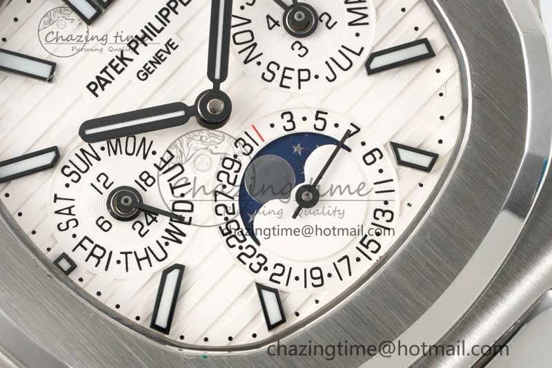 Nautilus 5740 SS GRF Best Edition White Dial on SS Bracelet A240