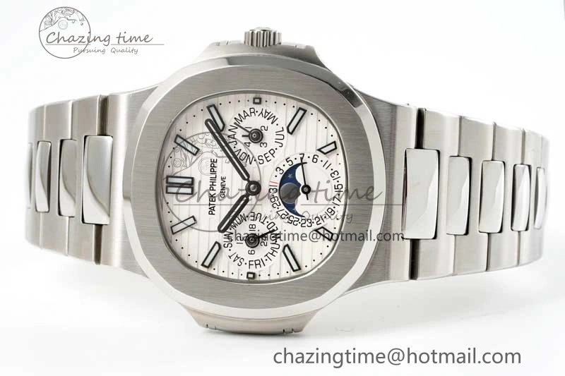 Nautilus 5740 SS GRF Best Edition White Dial on SS Bracelet A240