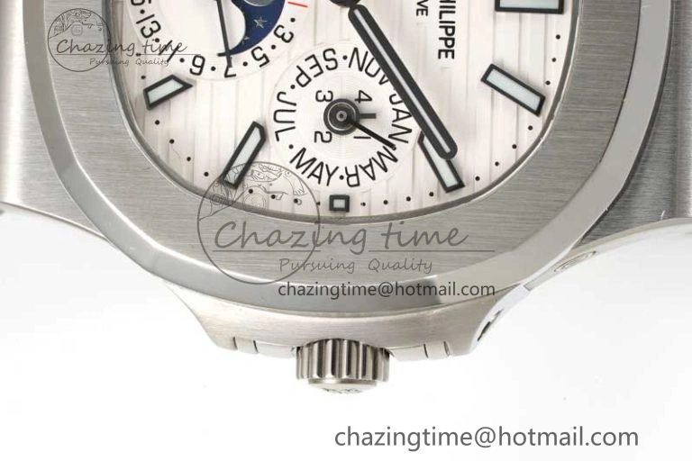 Nautilus 5740 SS GRF Best Edition White Dial on SS Bracelet A240