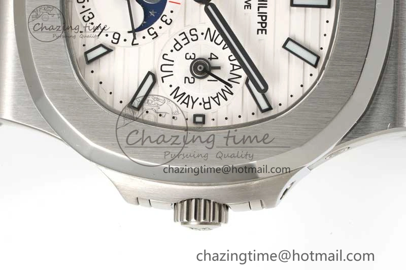 Nautilus 5740 SS GRF Best Edition White Dial on SS Bracelet A240