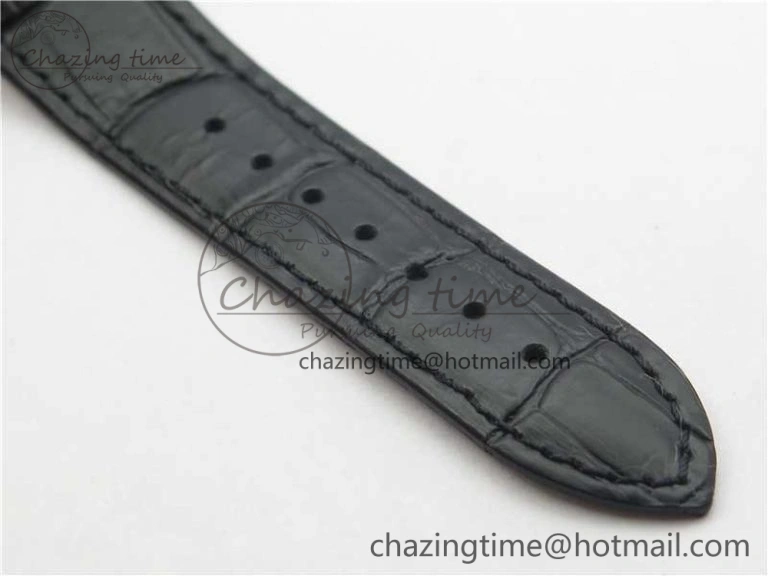 Nautilus 5980 SS 3KF Best Edition Blue Dial on Black Leather Strap A7750