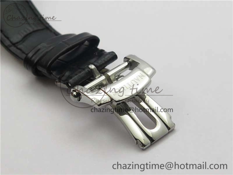 Nautilus 5980 SS 3KF Best Edition Blue Dial on Black Leather Strap A7750