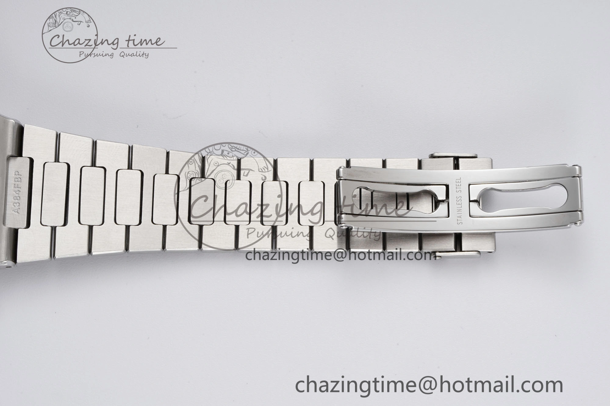 Nautilus 5980 SS PPF Best Edition Black Dial on SS Bracelet A28-520