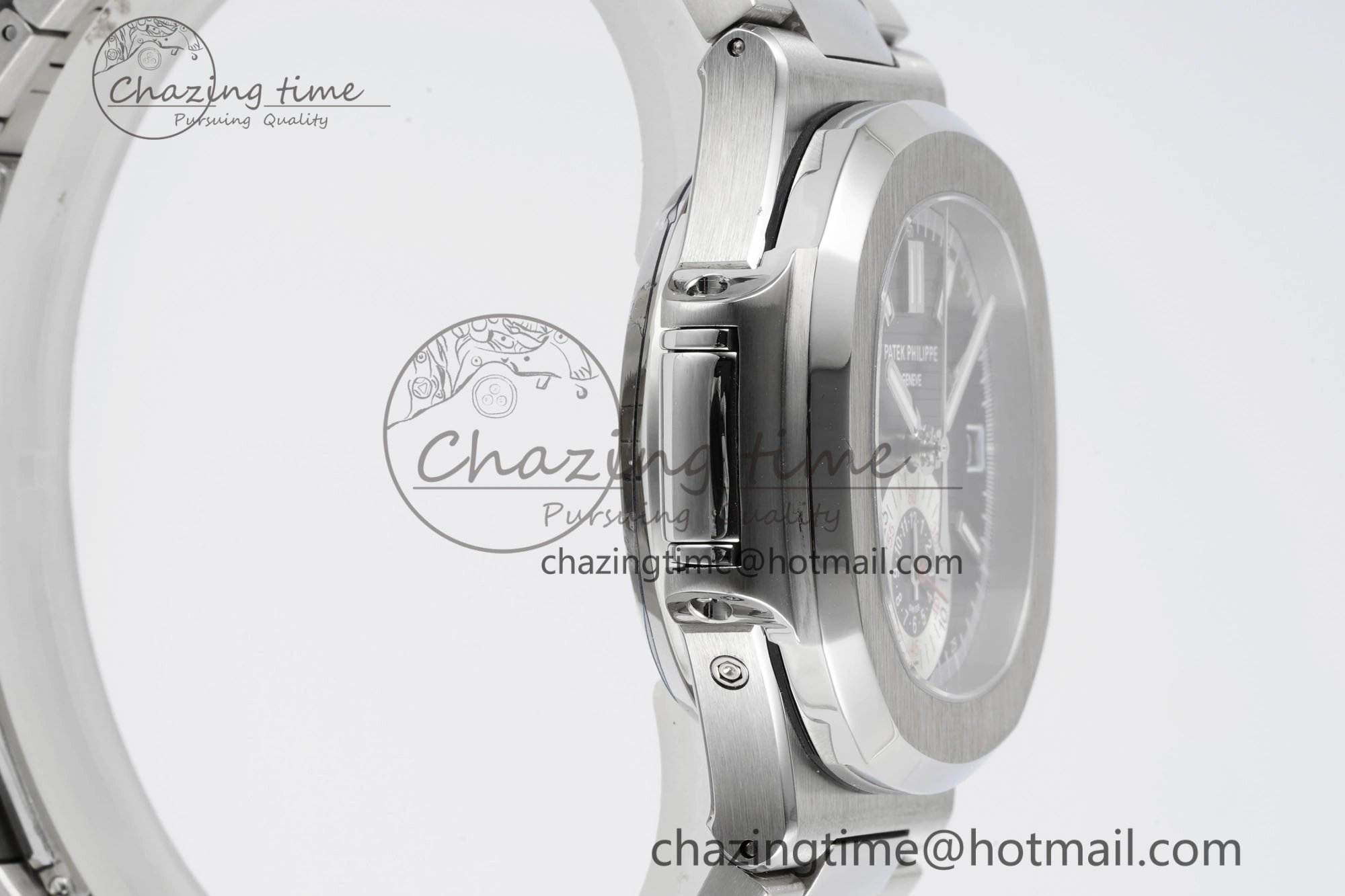 Nautilus 5980 SS PPF Best Edition Black Dial on SS Bracelet A28-520