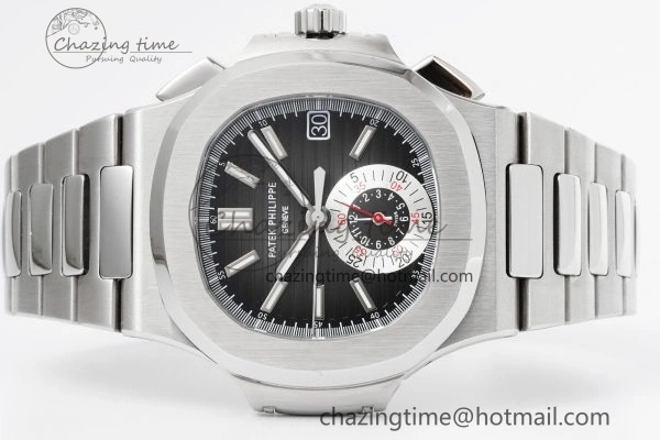 Nautilus 5980 SS PPF Best Edition Black Dial on SS Bracelet A28-520