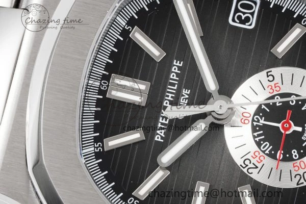 Nautilus 5980 SS PPF Best Edition Black Dial on SS Bracelet A28-520