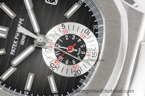 Nautilus 5980 SS PPF Best Edition Black Dial on SS Bracelet A28-520