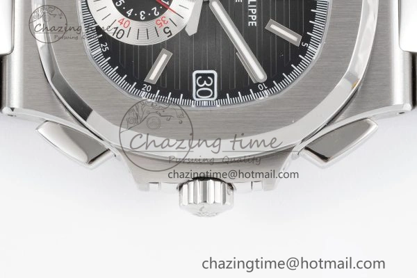 Nautilus 5980 SS PPF Best Edition Black Dial on SS Bracelet A28-520