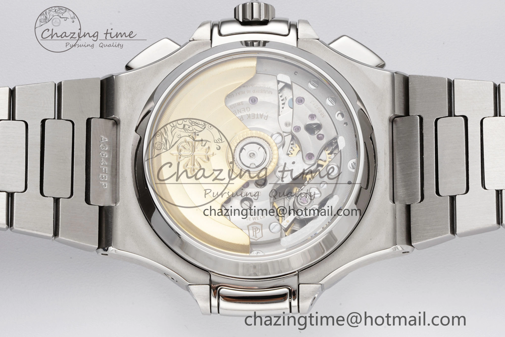 Nautilus 5980 SS PPF Best Edition Blue Dial on SS Bracelet A28-520