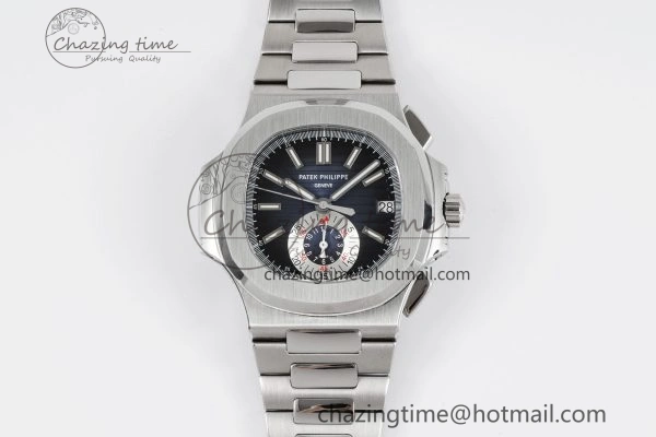 Nautilus 5980 SS PPF Best Edition Blue Dial on SS Bracelet A28-520