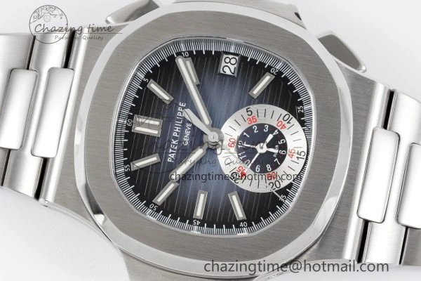 Nautilus 5980 SS PPF Best Edition Blue Dial on SS Bracelet A28-520