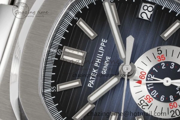 Nautilus 5980 SS PPF Best Edition Blue Dial on SS Bracelet A28-520
