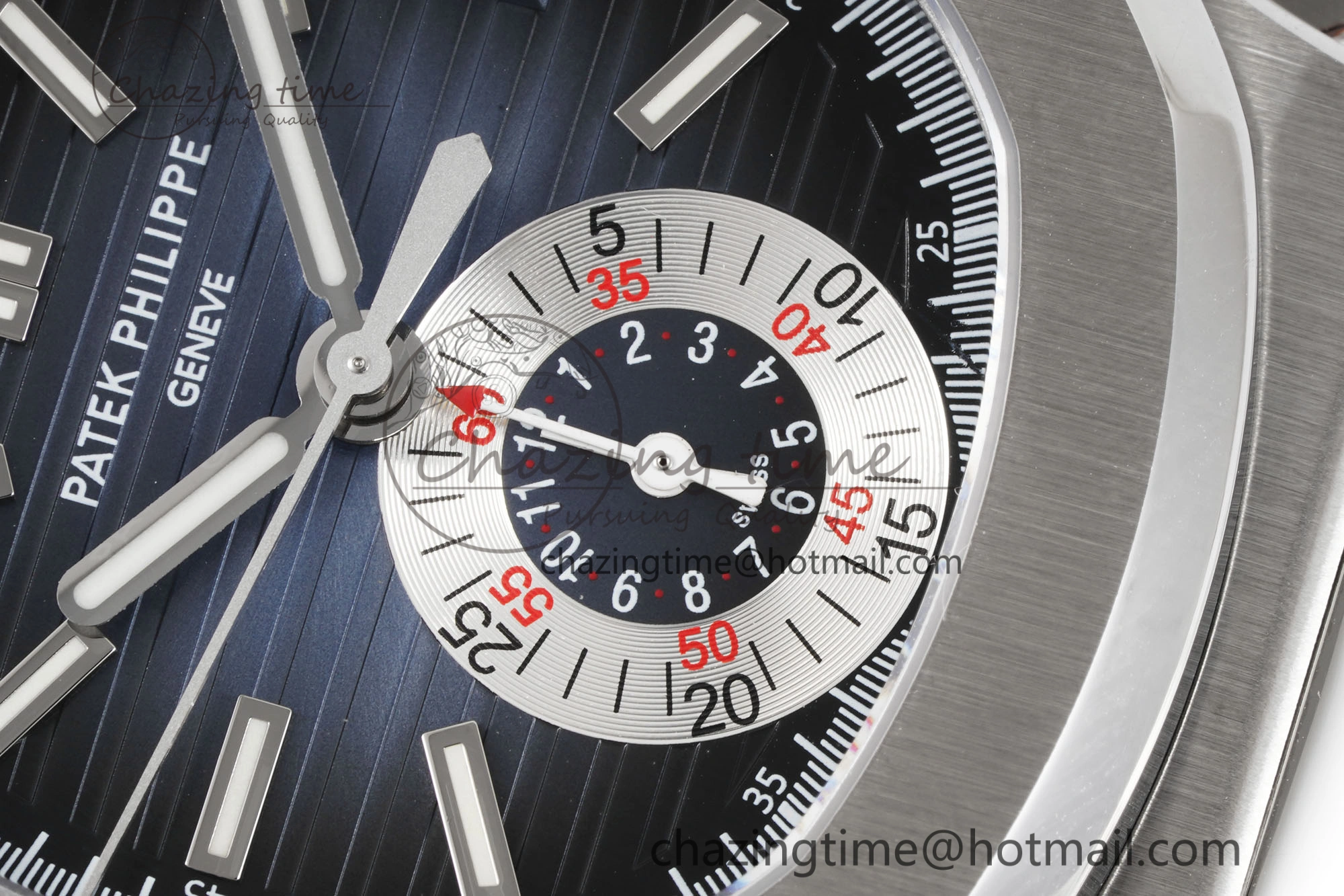 Nautilus 5980 SS PPF Best Edition Blue Dial on SS Bracelet A28-520