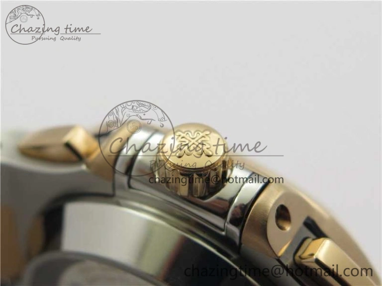 Nautilus 5980 SS RG 3KF Best Edition Blue Dial on Brown Leather Strap A7750