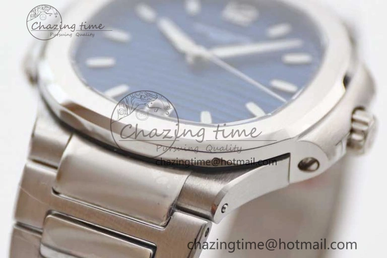 Nautilus 7118 Ladies MSF 1:1 Best Edition Blue Dial on SS Bracelet A324 Super Clone